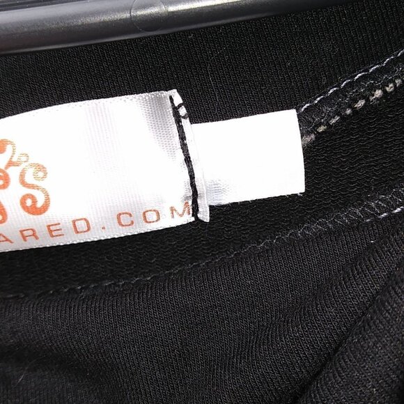 Layer's Squared Hoodie Sweatshirt Bl & Gray Cowl Pullover Snaps Ties - L Unique - Picture 5 of 16